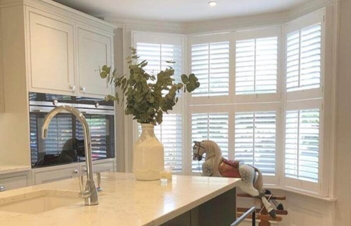 How To Choose The Right Window Shutters For Your Kitchen   Kitchen Lancaster Mdf Dhutters 700x450 