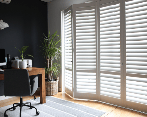 Track Shutters for Home Office