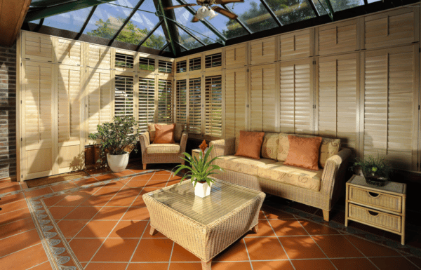 Conservatory Wooden Shutters
