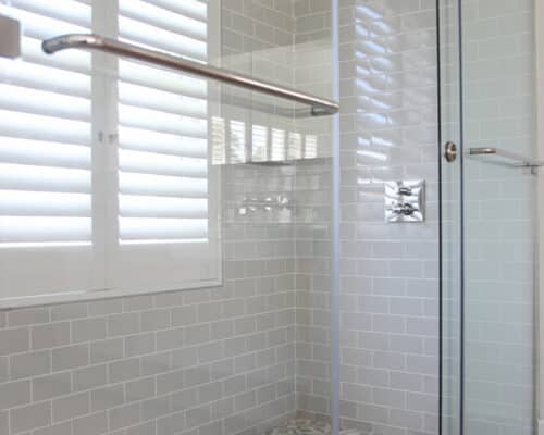 security shutter for shower window