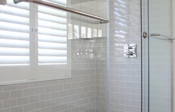 Portchester security shutter for shower window