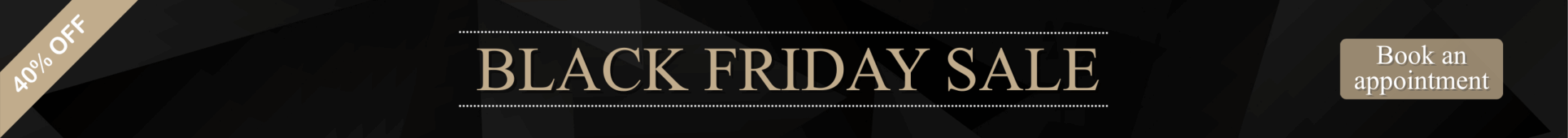 Black Friday 2025 offer. Wide banner